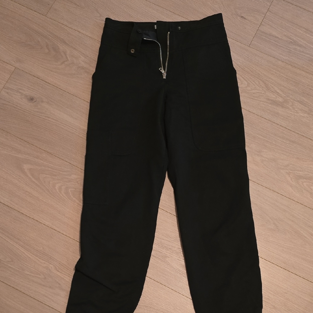 Zara Men's Black Cargo Pants